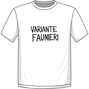 Maglietta VARIANTE FAUNIERI - bianca